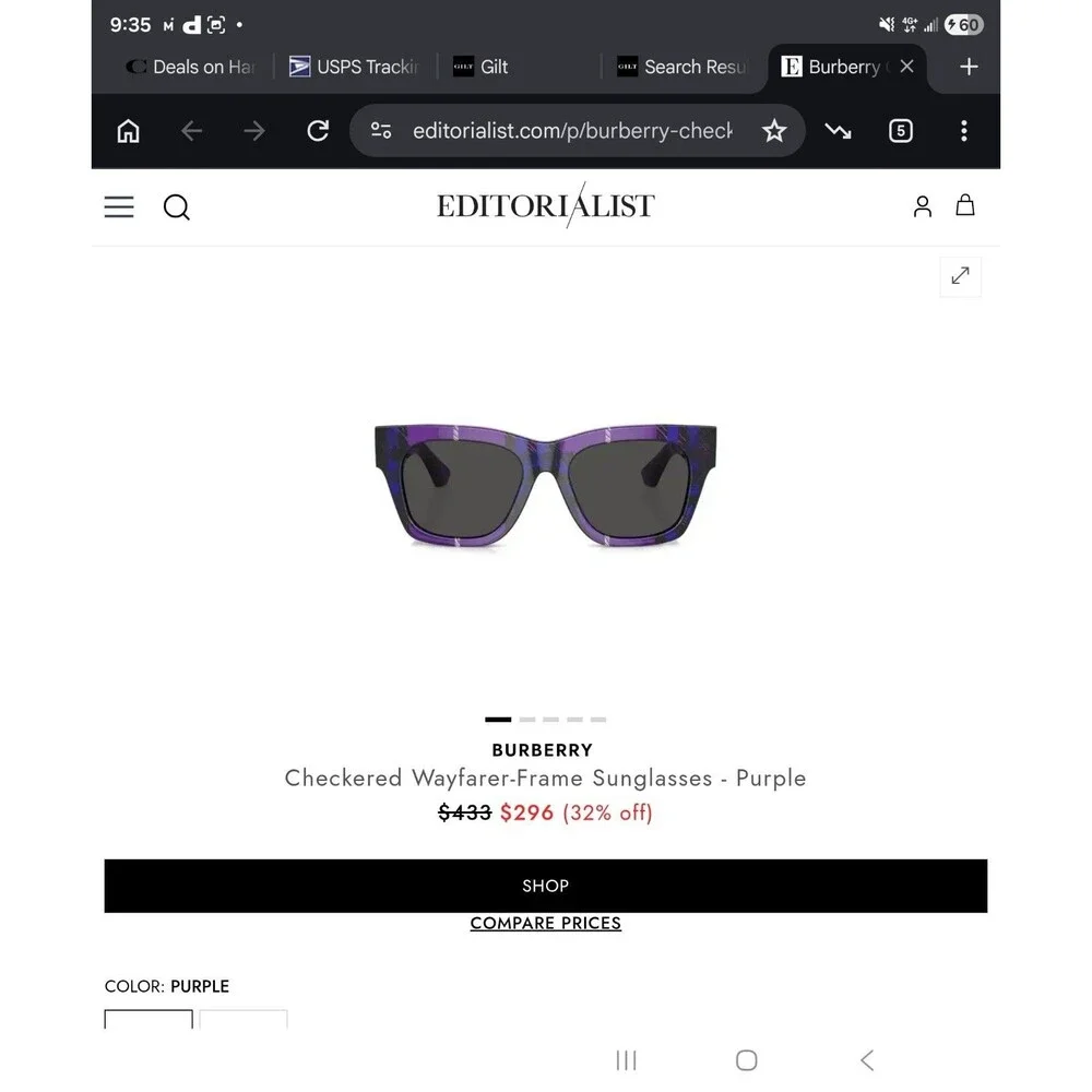 Burberry cat eye